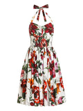 Floral - print dress